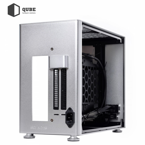 Фото - Корпус QUBE A4 Aluminum Silver (QBA4I_WSNU3)