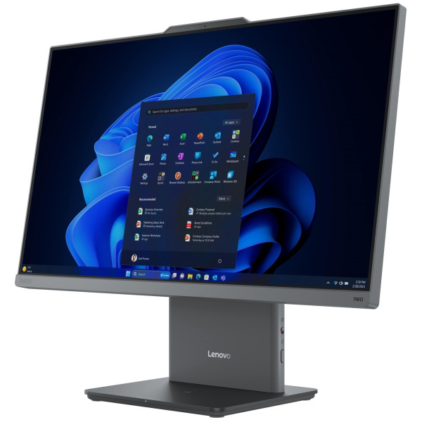 Фото - Компьютер-моноблок Lenovo ThinkCentre neo 50a 24 Gen 5 (12SD000EUI) Luna Grey