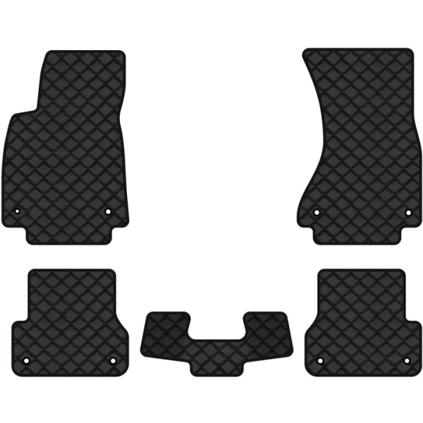 Фото - Коврики из экокожи в салон авто EVAtech ECO для A6 (C7) Audi 2011-2017 4 поколение Sedan EU AU35CB5AV8BBB