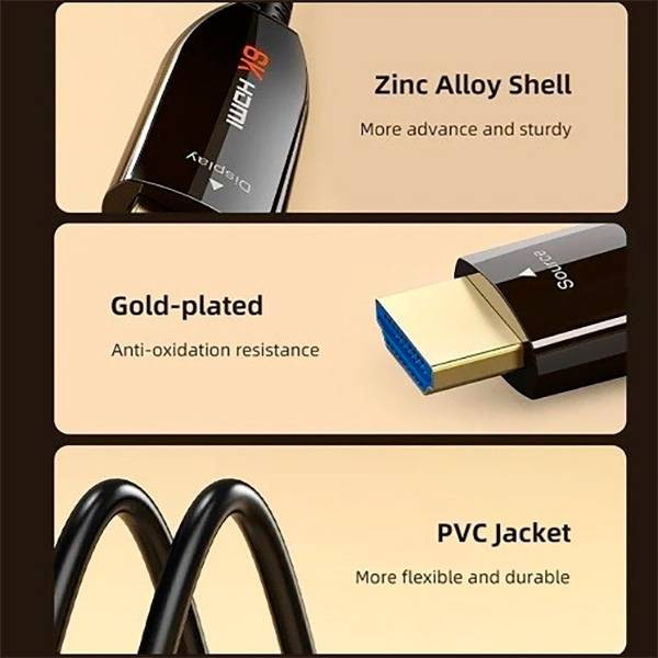 Фото - Кабель HDMI Cabletime HDMI (M) - HDMI (M), 2.1V, 8K, 10m (CA914029)