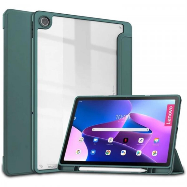 Фото - Чехол для планшета BeCover Soft Edge for Lenovo Tab M10 Plus TB-125F (3rd Gen) 10.61" Dark Green (708368)