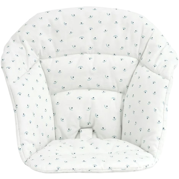 Фото - Вставка для стульчика для кормления Stokke для Clikk, цв. белый с черникой (Blueberry Boat) (552204)