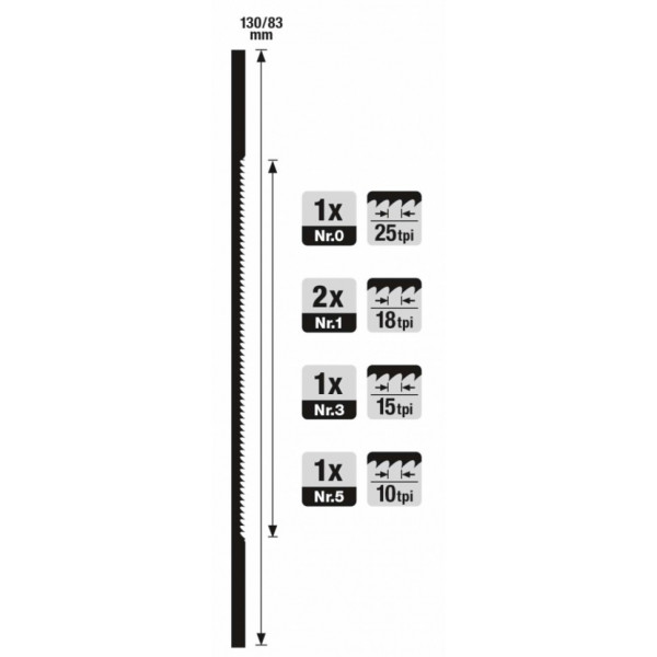 Фото - Полотно Einhell SS 405 5 шт. (31635)