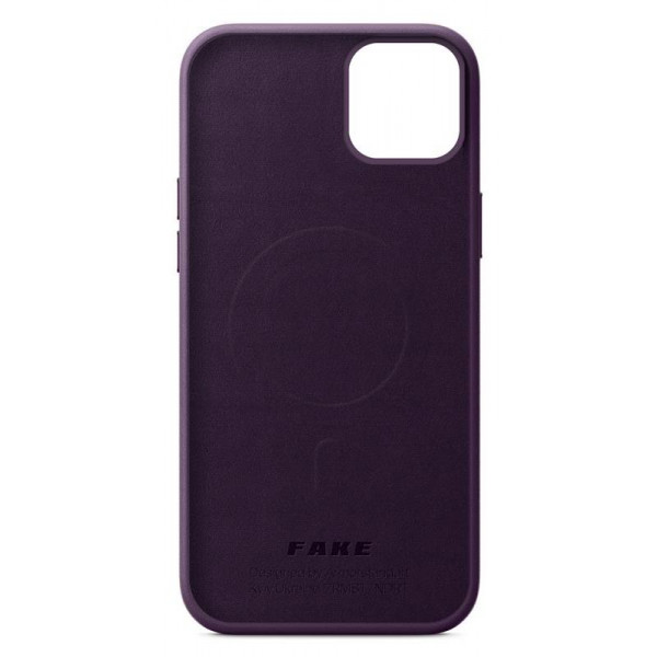 Фото - Чехол для смартфона Armorstandart Fake Leather for Apple iPhone 14 Plus Dark Cherry (ARM64395)
