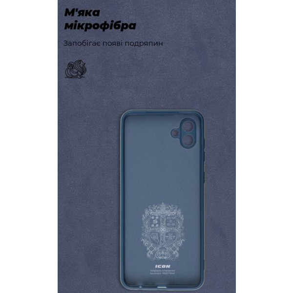 Фото - Чехол для смартфона Armorstandart Icon for Samsung Galaxy A04 SM-A045 Camera cover Dark Blue (ARM66077)
