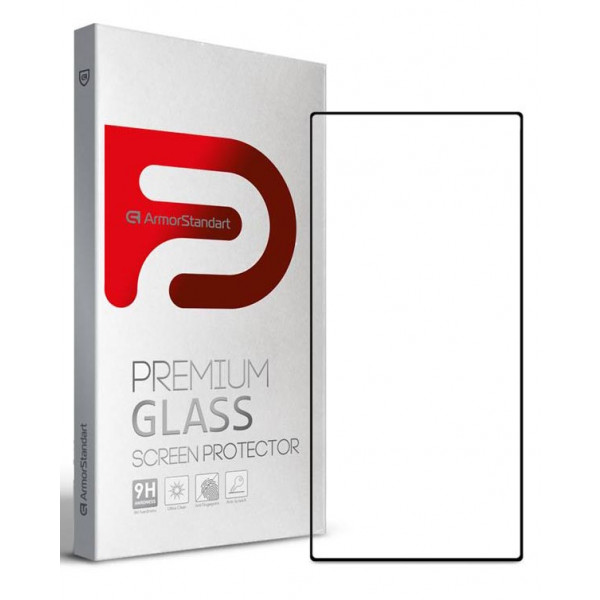 Фото - Защитное стекло для смартфона Armorstandart for Samsung Galaxy S23 Ultra SM-S918 Black Full Glue Curved (ARM65464)