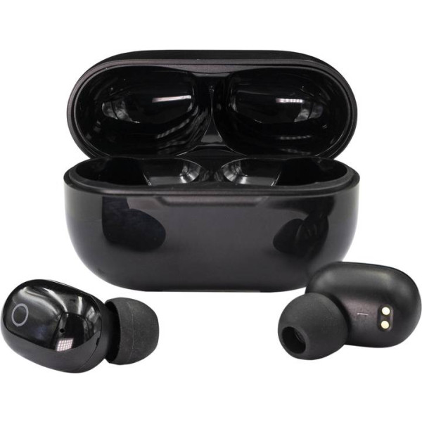 Фото - Наушники вкладыши беспроводные TWS RAEL Stereo Earbuds TWS16 Black (QT-RAELTWS16bk) Фото - Наушники вкладыши беспроводные TWS RAEL Stereo Earbuds TWS16 Black (QT-RAELTWS16bk)