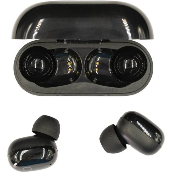 Фото - Наушники вкладыши беспроводные TWS RAEL Stereo Earbuds TWS16 Black (QT-RAELTWS16bk)