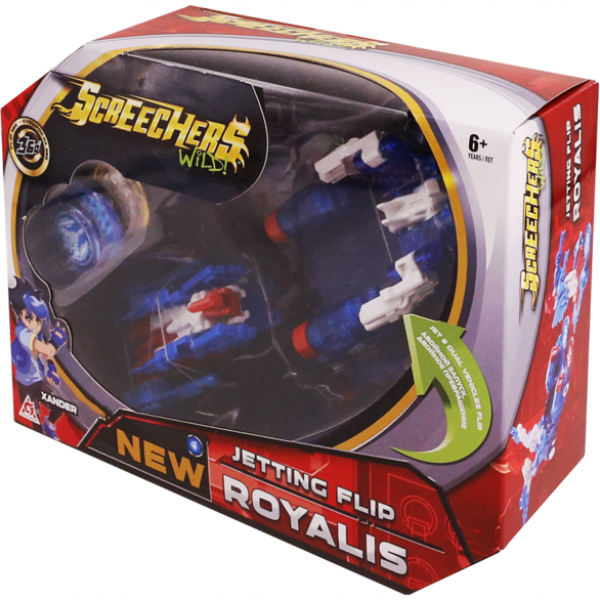 Фото - Машинка-трансформер Screechers Wild! S2 L2 - Роялис (EU684301)