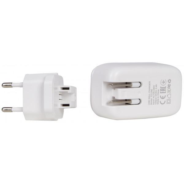 Фото - Сетевое зарядное устройство Intaleo TCL242 (2USB2.4A) (білий)