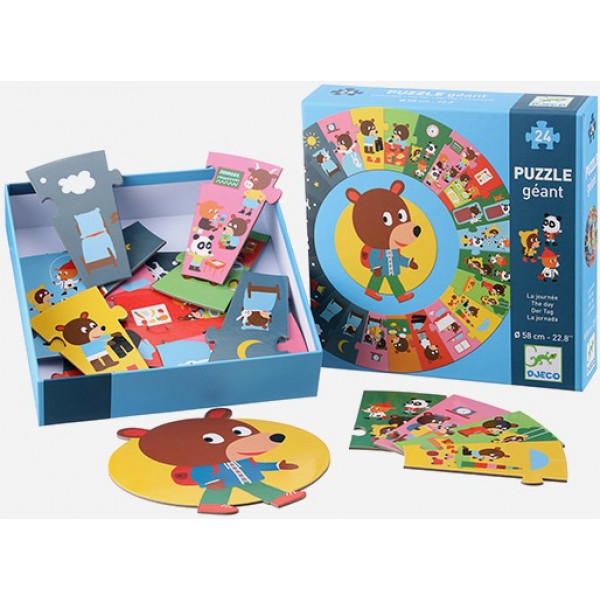 Фото - Пазлы (3-4 года) Djeco День медведика (DJ07015)