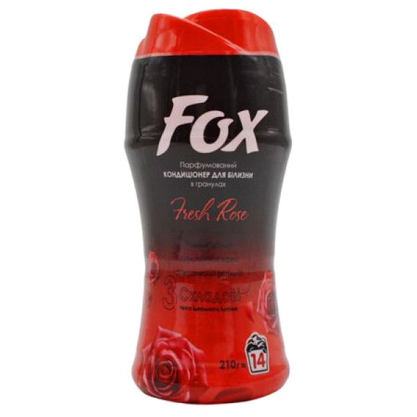 Фото - Ополаскиватель для белья Fox в гранулах парфюмированный Fresh Rose 210 г (4440000538893)