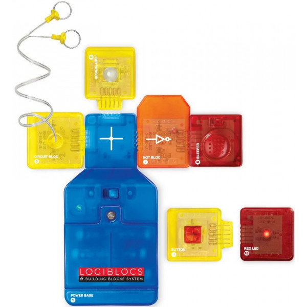 Фото - Электронный конструктор 4М Logiblocs Приборы оповещения (00-06804)