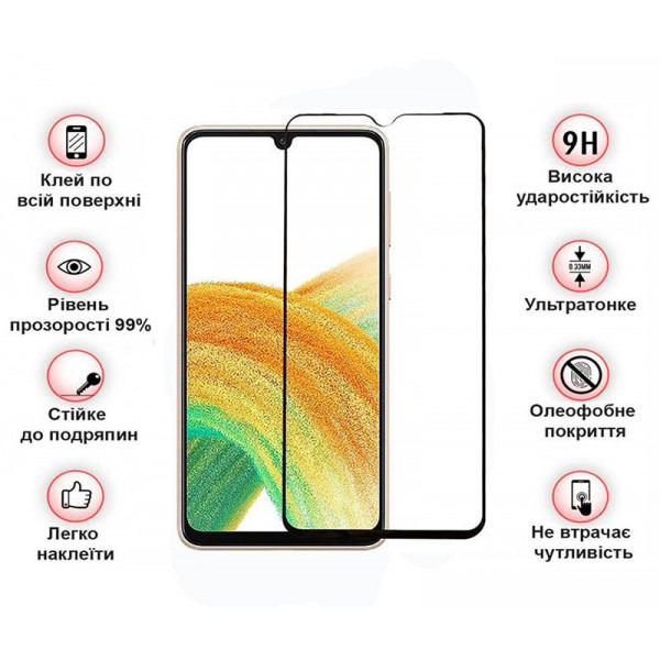 Фото - Защитное стекло для смартфона BeCover for Samsung Galaxy A34 5G SM-A346 Black (708840)