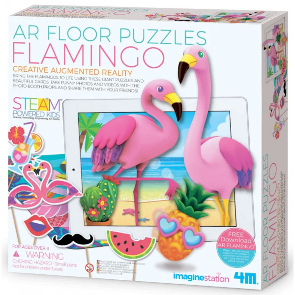 Фото - Набор для творчества микс 4М Фламинго с 3D дополненной реальностью (00-06809) Фото - Набор для творчества микс 4М Фламинго с 3D дополненной реальностью (00-06809)