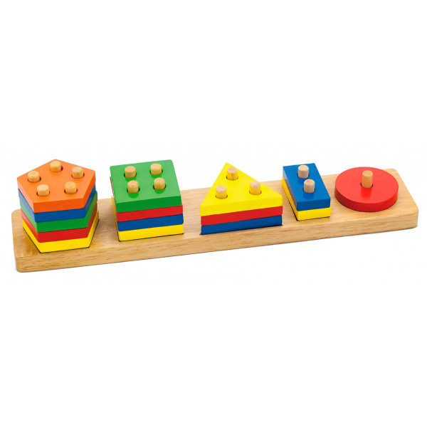 Фото - Сортер Viga Toys Геометрические фигуры (58558)