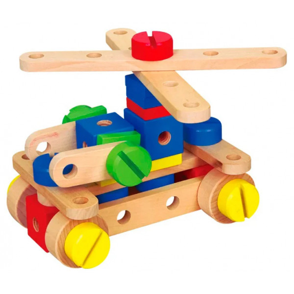 Фото - Деревянный конструктор Viga Toys 53 детали (50490) Фото - Деревянный конструктор Viga Toys 53 детали (50490)