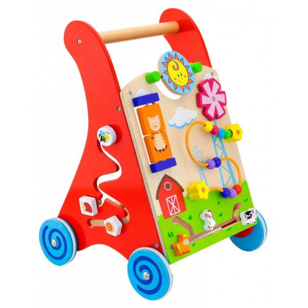 Фото - Ходунки Viga Toys с бизибордом (50950)