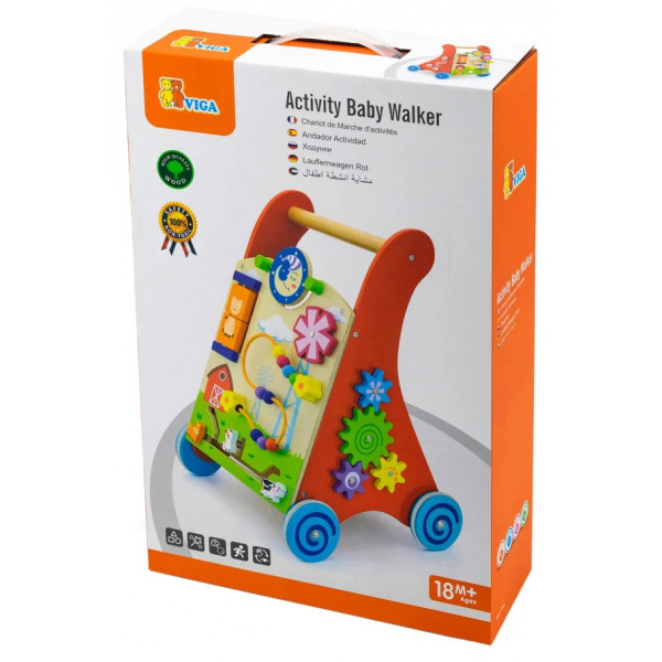 Фото - Ходунки Viga Toys с бизибордом (50950)