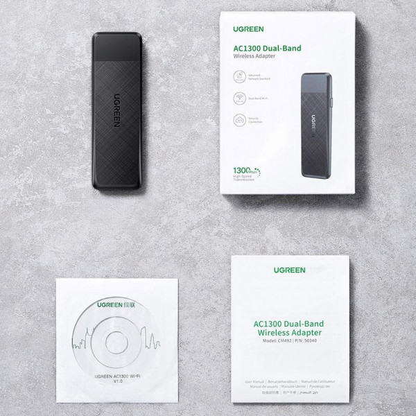 Фото - USB-адаптер сети WiFi UGREEN CM492 (50340)