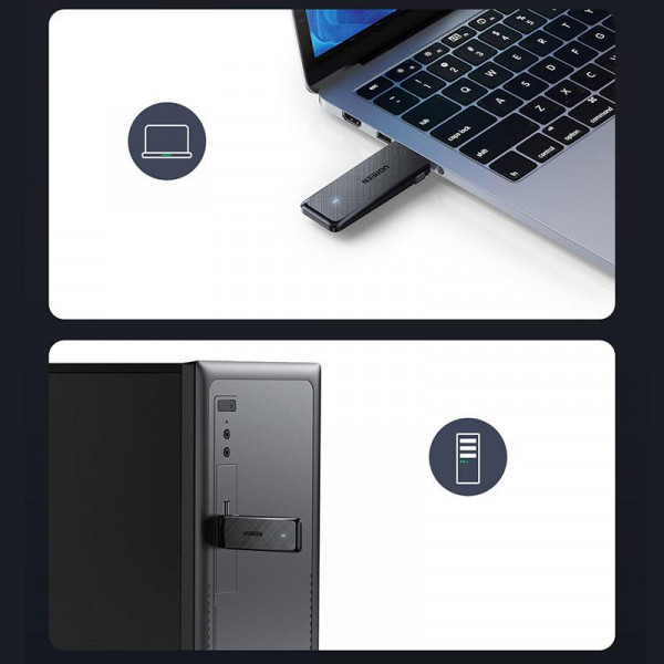 Фото - USB-адаптер сети WiFi UGREEN CM492 (50340)