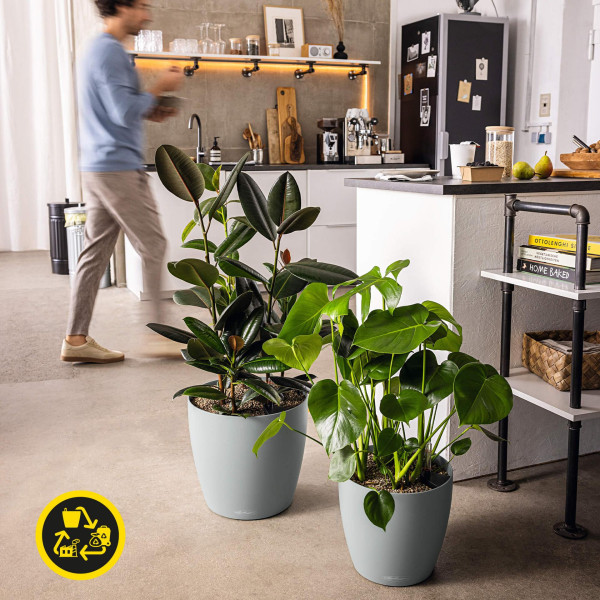 Фото - Вазон Lechuza CLASSICO Color ECO 28 темно-серый 18925