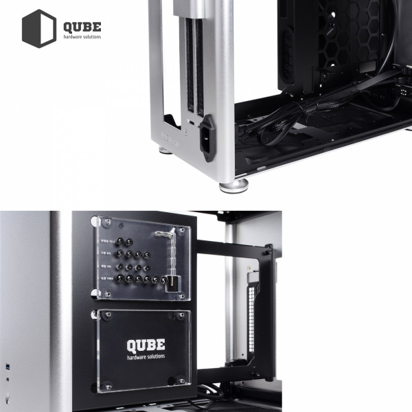 Фото - Корпус QUBE A4 Aluminum Silver (QBA4I_WSNU3)