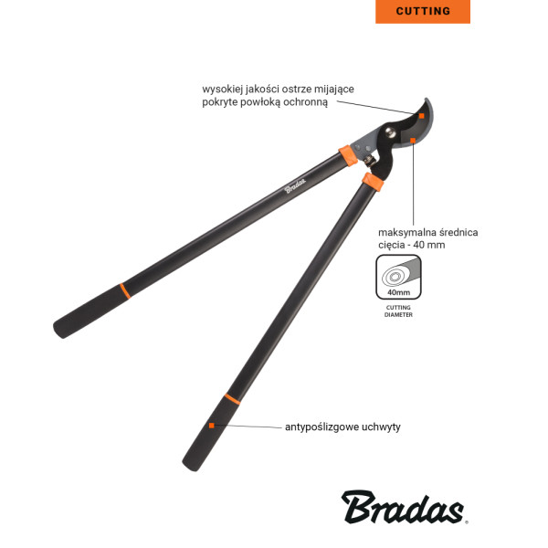 Фото - Ножницы садовые BRADAS V-SERIES (KT-V1211)