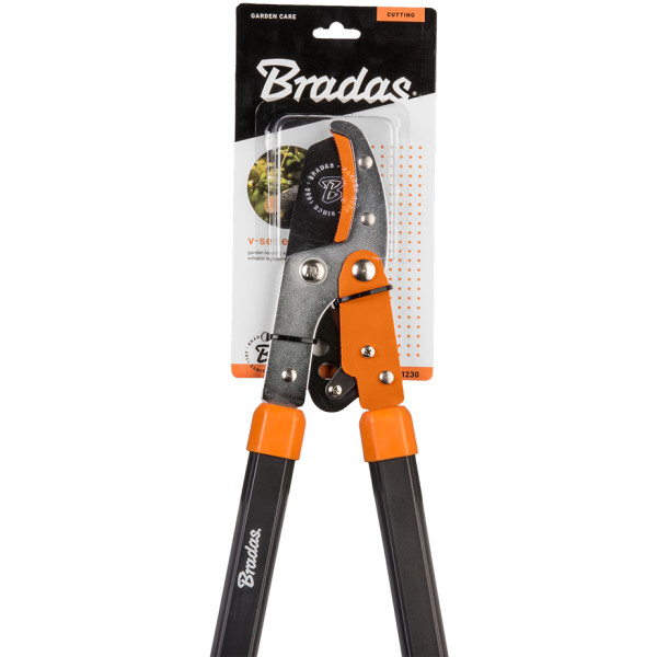 Фото - Ножницы садовые BRADAS с редуктором V-SERIES с наковальней (KT-V1230)