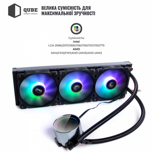 Фото - Водяная система охлаждения QUBE QB-OLWC360C