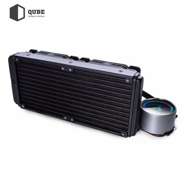 Фото - Водяная система охлаждения QUBE QB-OLWC240ARGB