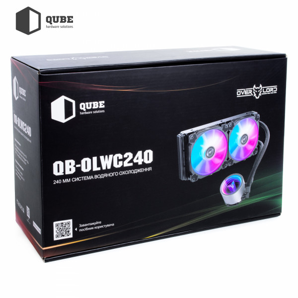 Фото - Водяная система охлаждения QUBE QB-OLWC240ARGB