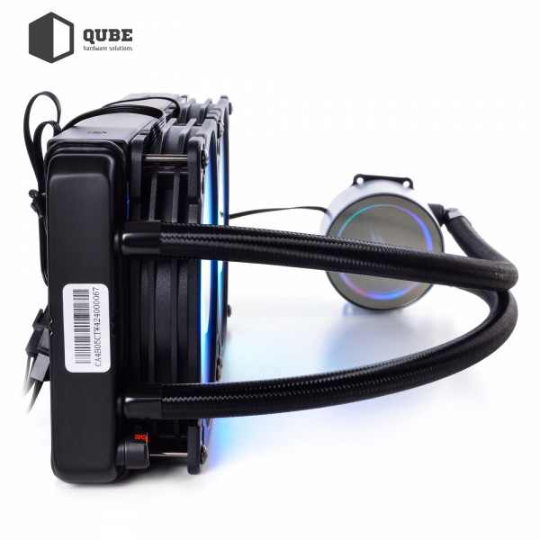 Фото - Водяная система охлаждения QUBE QB-OLWC240ARGB
