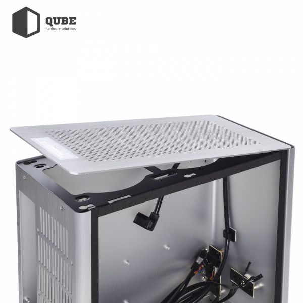 Фото - Корпус QUBE V9 Aluminum Silver (QBV9M_WSNU3)