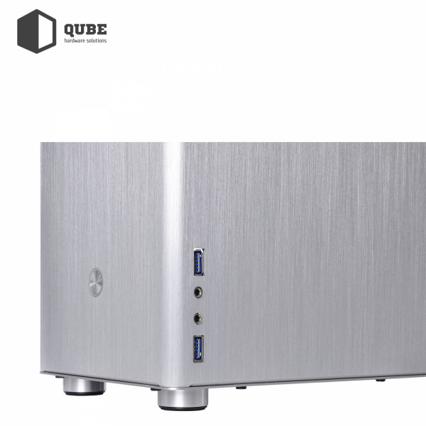 Фото - Корпус QUBE V9 Aluminum Silver (QBV9M_WSNU3)