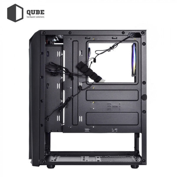 Фото - Корпус QUBE BOREY V2.0 ARGB Black (BOREY_F5NU3_V2.0)