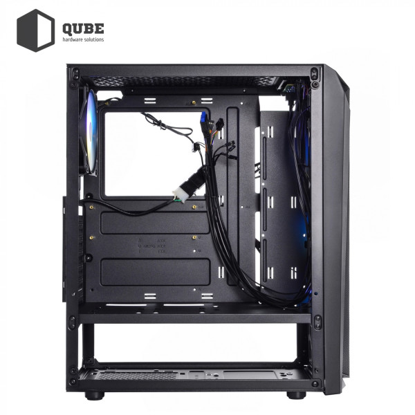 Фото - Корпус QUBE BOREY V2.0 ARGB Black (BOREY_F5NU3_V2.0)