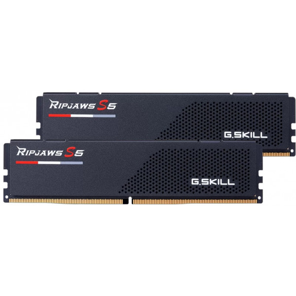 Фото - Память DDR G.Skill DDR5 2x16GB/6000 Ripjaws S5 Black (F5-6000J3636F16GX2-RS5K)