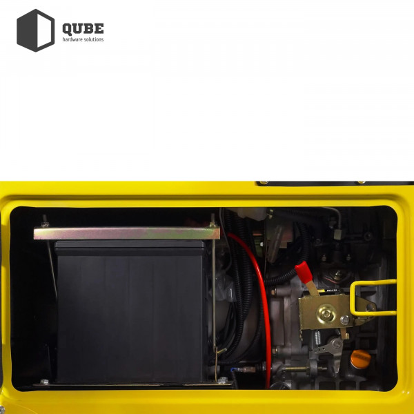 Фото - Генератор дизельный QUBE QFED8500S3