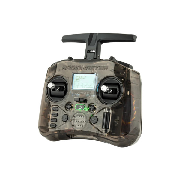Фото - Пульт для квадрокоптера Radiomaster Pocket ExpressLRS Edge TX M2, прозрачный черный (HP0157.0054-M2)