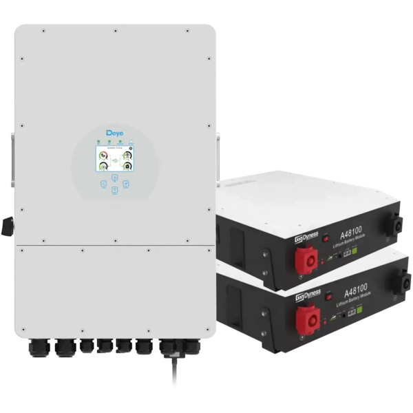Фото - Система хранения энергии Deye SUN-10K-SG04LP3-EU-2DY9.6K-LFP-W