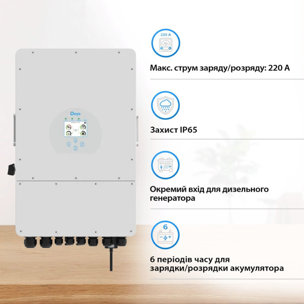 Фото - Система хранения энергии Deye SUN-10K-SG02LP1-EU-AM3-2DE10.24K-LFP