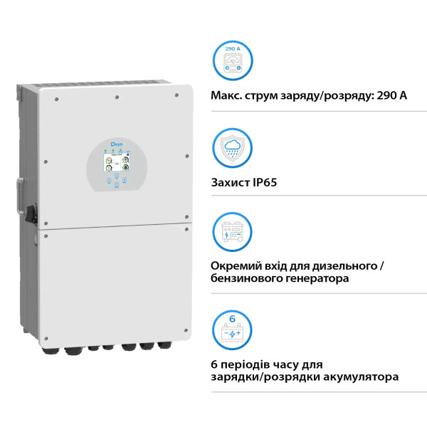 Фото - Система хранения энергии Deye SUN-16K-SG01LP1-EU-4GS20.48K-LFP-W
