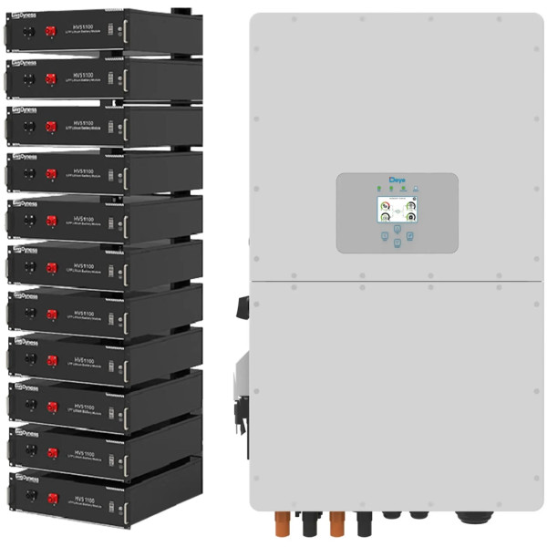 Фото - Система хранения энергии Deye SUN-50K-SG01HP3-EU-BM4-HV51100-11-56.32kW-LFP