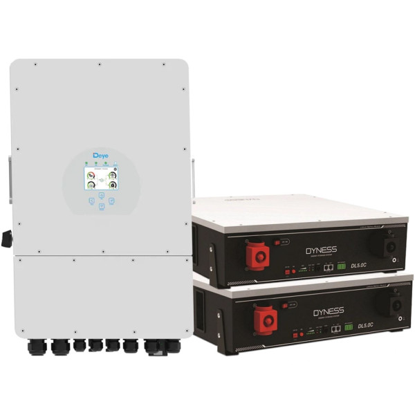 Фото - Система хранения энергии Deye SUN-5K-SG03LP1-EU-2DY10.24K-LFP-W