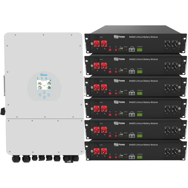 Фото - Система хранения энергии Deye SUN-12K-SG04LP3-EU-6DY14.4K-LFP-R
