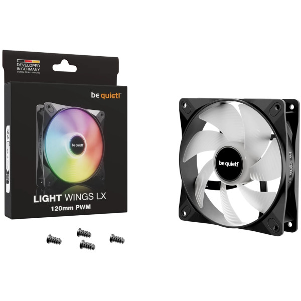Фото - Корпусный вентилятор Be quiet! LIGHT WINGS LX 120mm PWM (BL120)