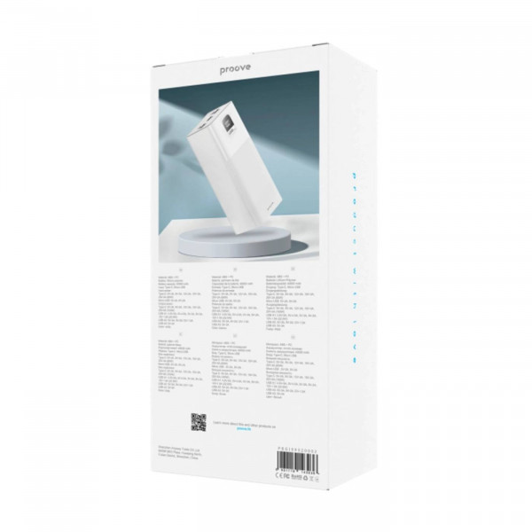 Фото - Батарея мобильная Proove Giant 100W 40000mAh White (PBGI99320002)