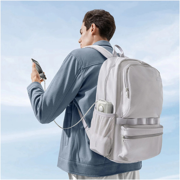 Фото - Батарея мобильная Baseus Free2Pull 20000mAh 65W USB-C Built-in USB-C Cable Grey (P10073700843-00)