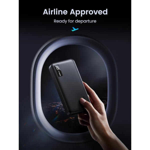 Фото - Батарея мобильная UGREEN PB312 20000mAh 20W 2xUSB-A+USB-C PD Black (25683)